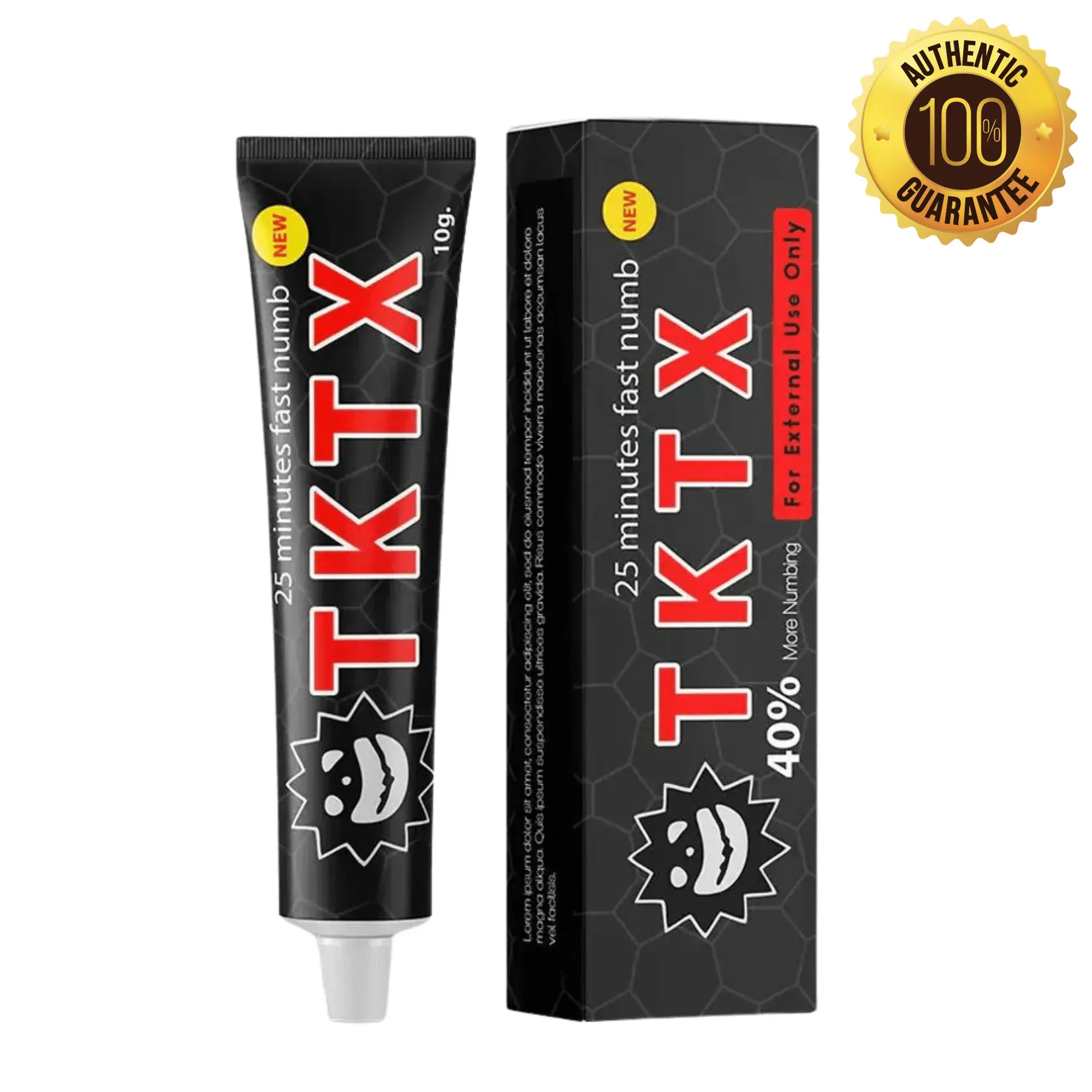 Black TKTX Numbing Cream 40%