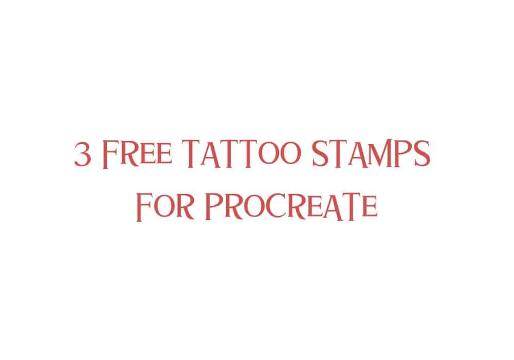Tattoo Stamps For Procreate